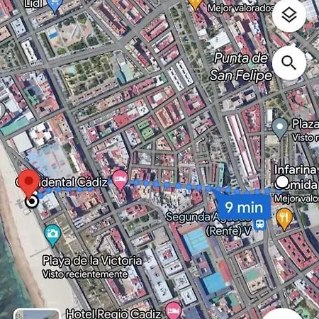 Moderno Apartamento En 9 Min Andando De La Playa Victoria Con Garaje *